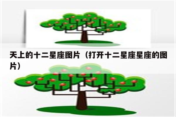 天上的十二星座图片(打开十二星座星座的图片)